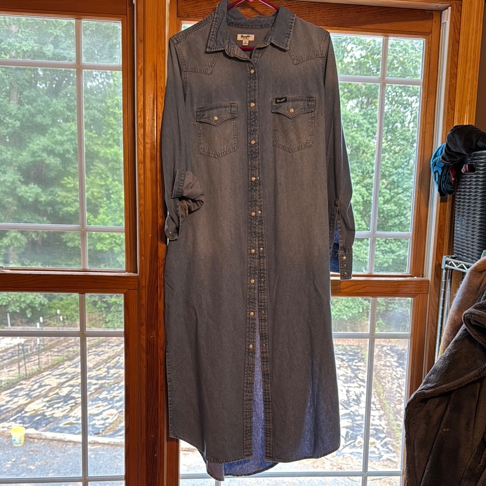 Wrangler Retro Blue Denim Shirt
